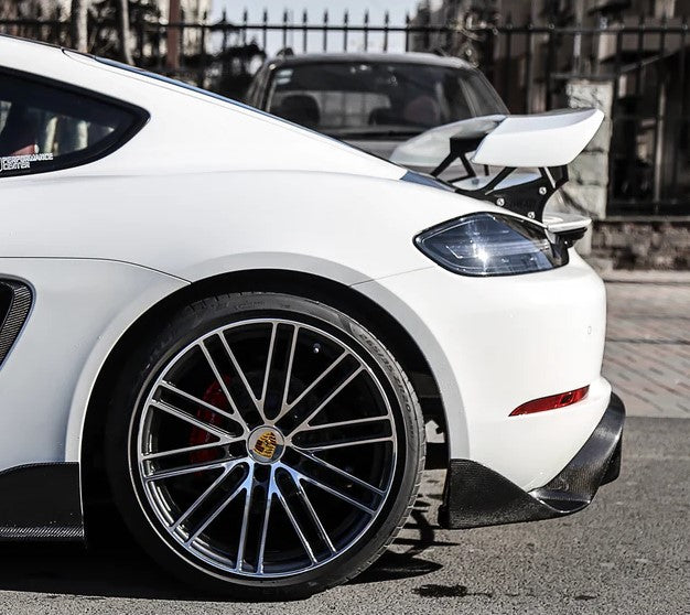 Carbon Fiber BKSS Style Rear Diffuser - Porsche 718 Cayman/Boxster (2016-2023)