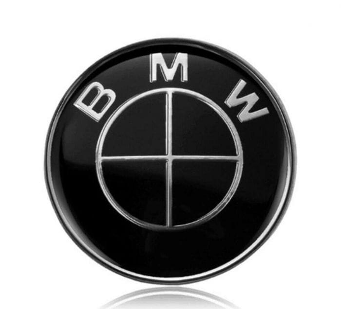 BMW ALTERNATE BLACK AND WHITE EMBLEMS