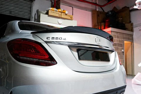 Carbon Fiber Trunk Spoiler Duckbill R Style - Mercedes W205