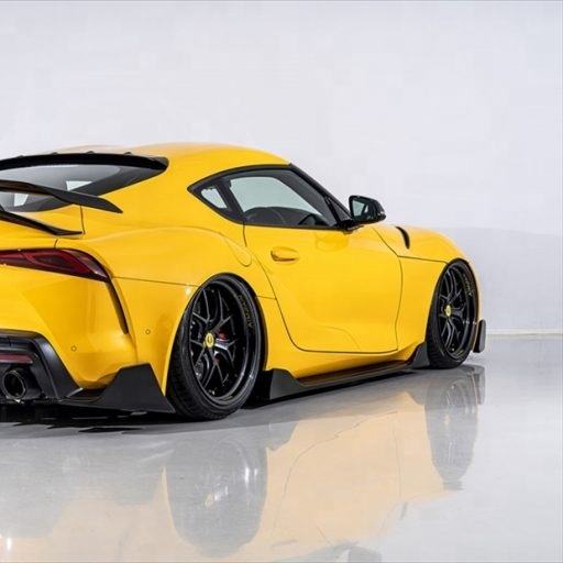 Carbon Fiber A Style Side Skirts - Toyota Supra A90 A91