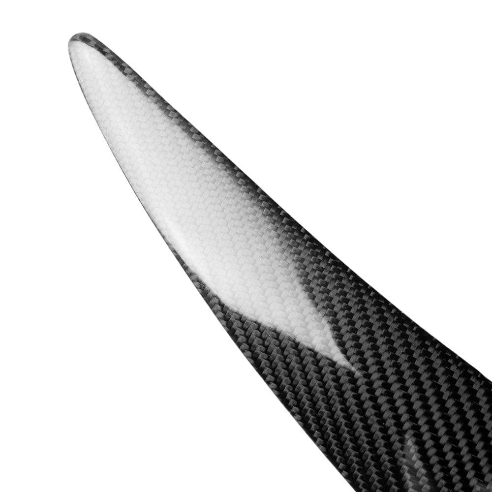 Carbon Fiber Headlight Eyelid Eyebrow - Infiniti Q50