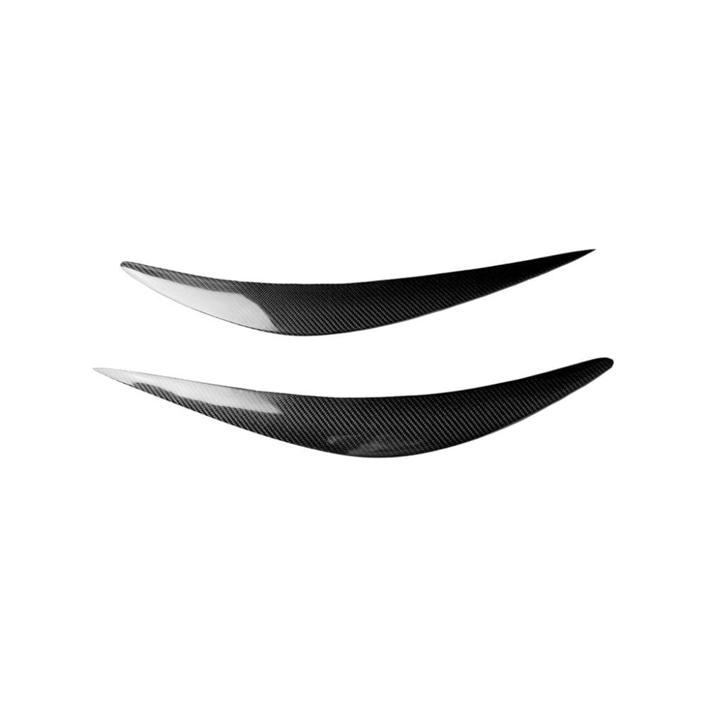 Carbon Fiber Headlight Eyelid Eyebrow - Infiniti Q50