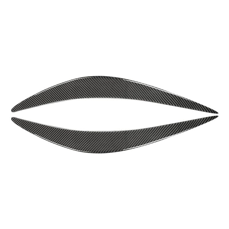 Carbon Fiber Headlight Eyelid Eyebrow - Infiniti Q60