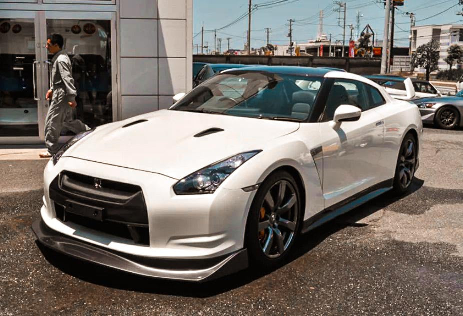 Carbon Fiber CBA AMS Style Front Lip - Nissan R35 GTR (2008-2011)