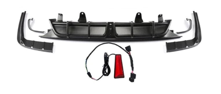 Gloss Black LED Rear Diffuser - Honda Accord (10th Gen)
