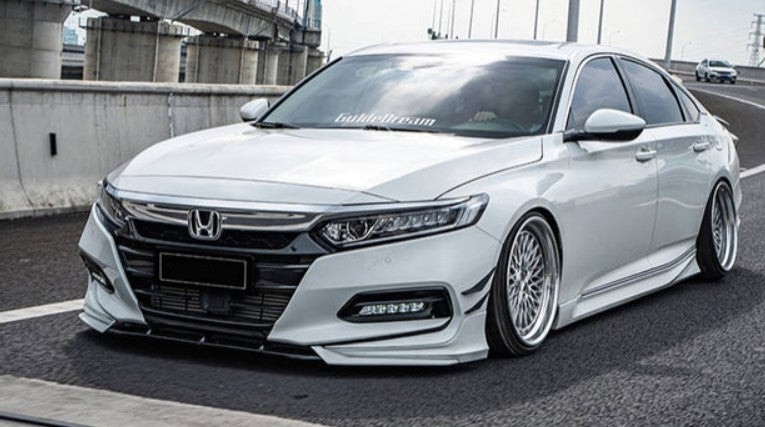 Gloss Black Front Lip (3 Piece) - Honda Accord (10th Gen)