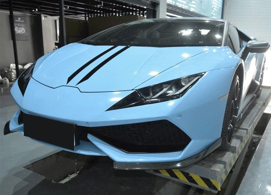 Carbon Fiber Front Splitters (2 Piece) - Lamborghini Huracan