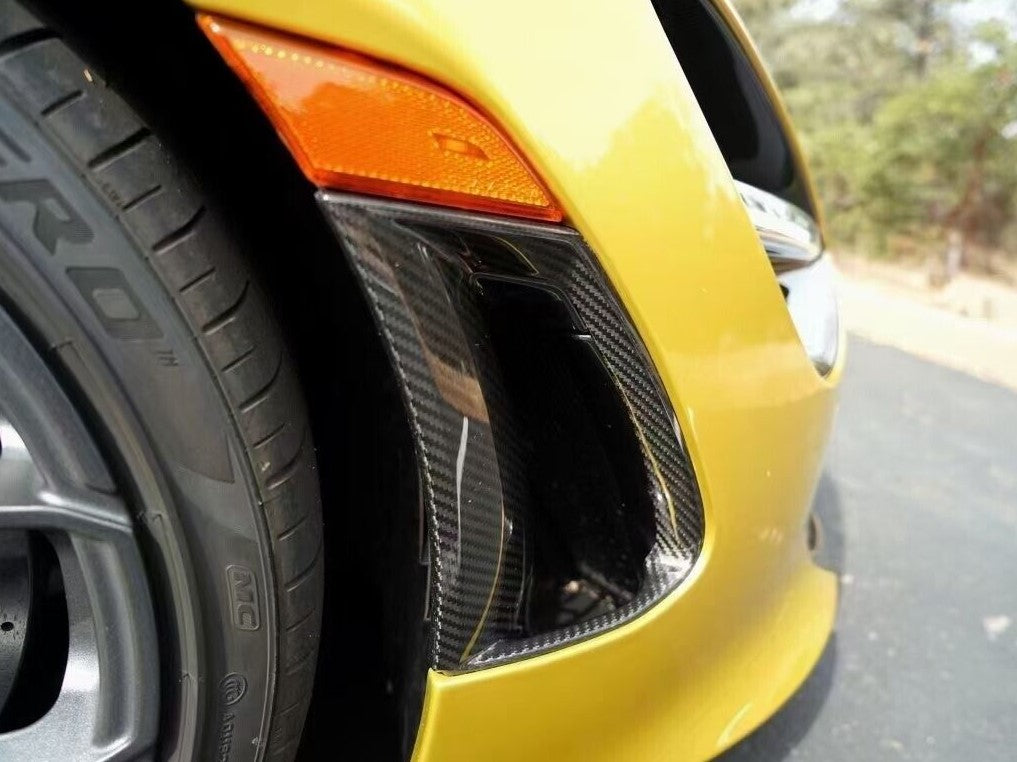 vorteq carbon fiber mclaren 720s front bumper side vent