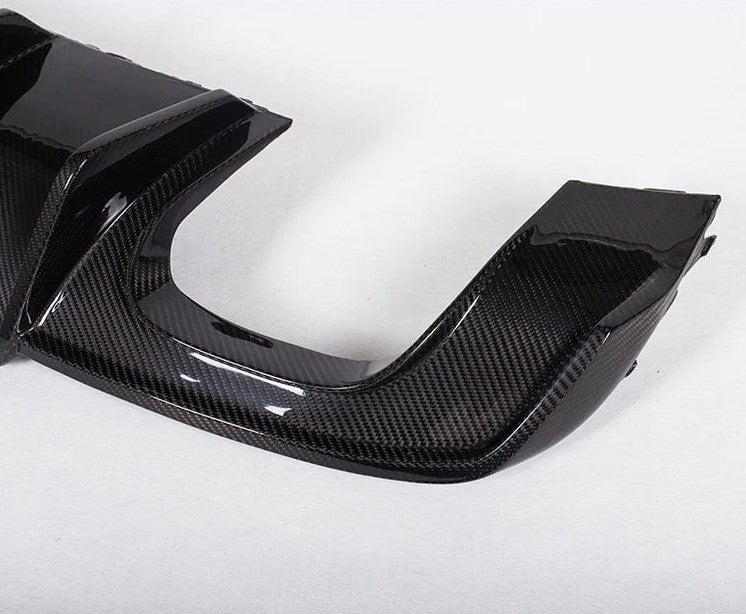 Carbon Fiber Rear Diffuser - Audi A3 S-Line / S3 Sedan (2017-2020)