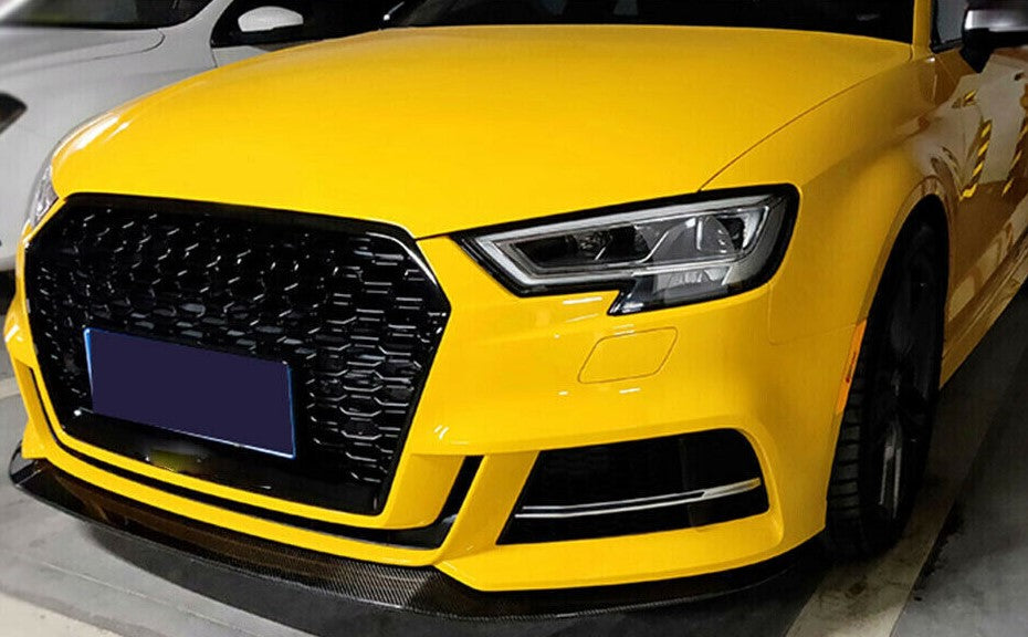 Carbon Fiber Front Lip - Audi A3 S-Line / S3 Sedan (2017-2019)
