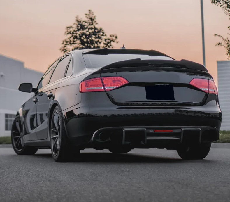 Carbon Fiber Trunk Spoiler PSM High Kick Style - Audi A4 B8.5 (2013-2016)