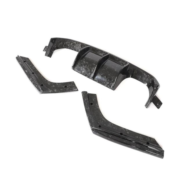 Carbon Fiber V Style Rear Diffuser (3 Pieces) - BMW F80 F82