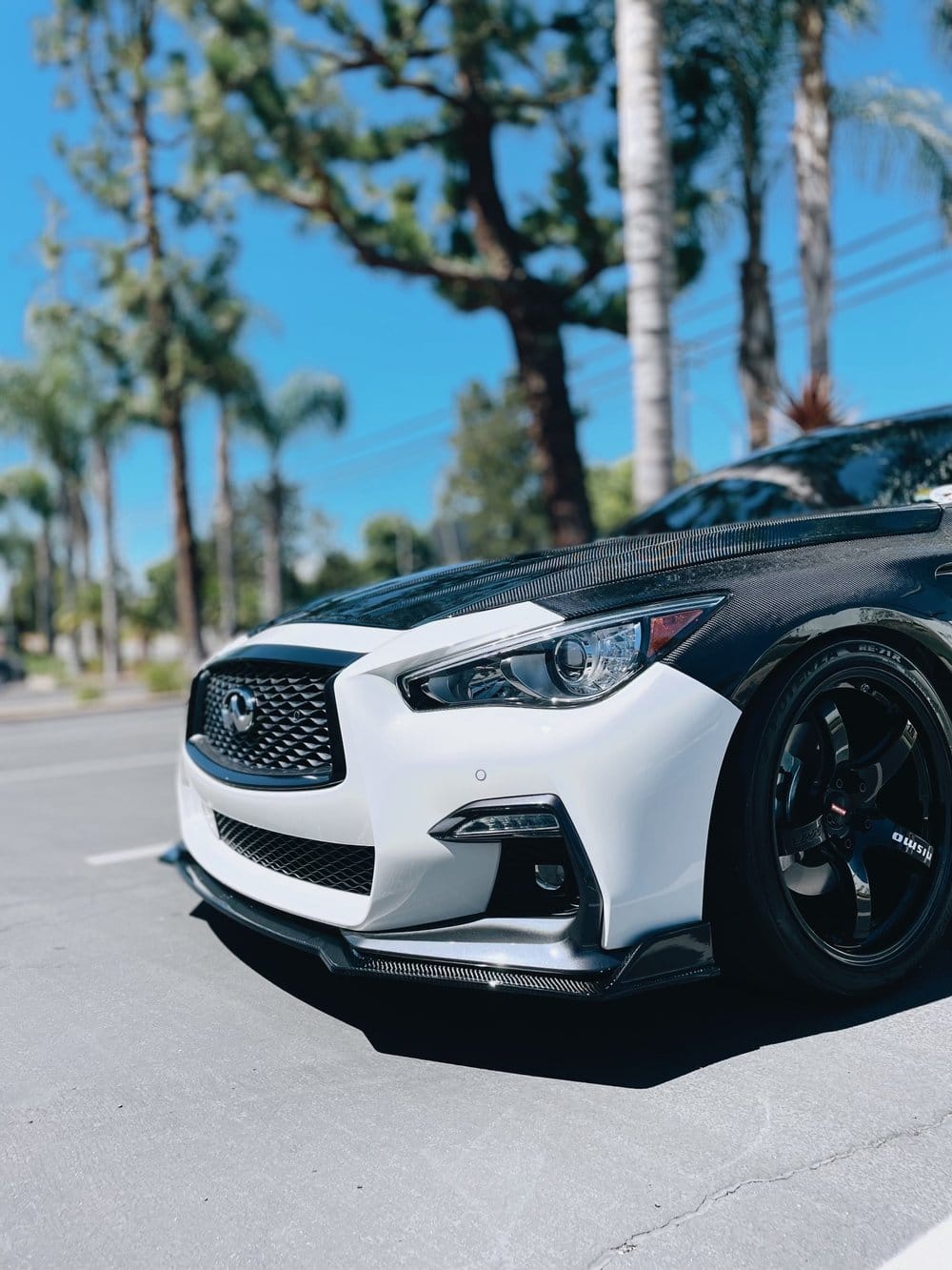 Carbon Fiber Front Lip - Infiniti Q50