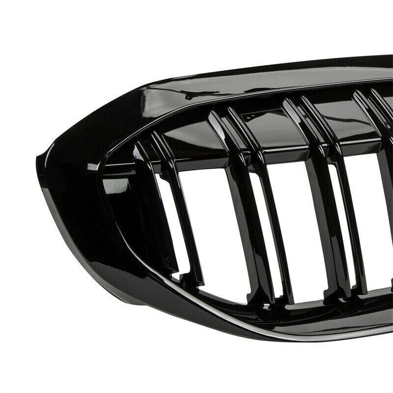 Gloss Black Front Kidney Grilles (Dual Slat) - BMW G20 Pre LCI (2019-2022)