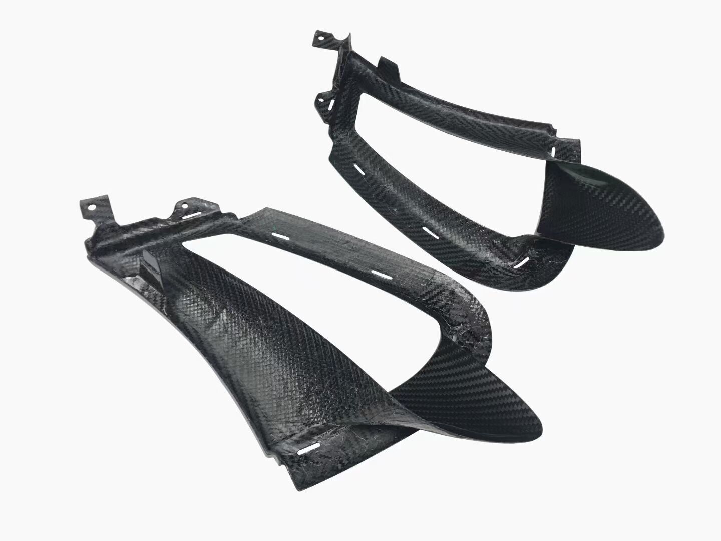 vorteq carbon fiber mclaren 720s front bumper side vent