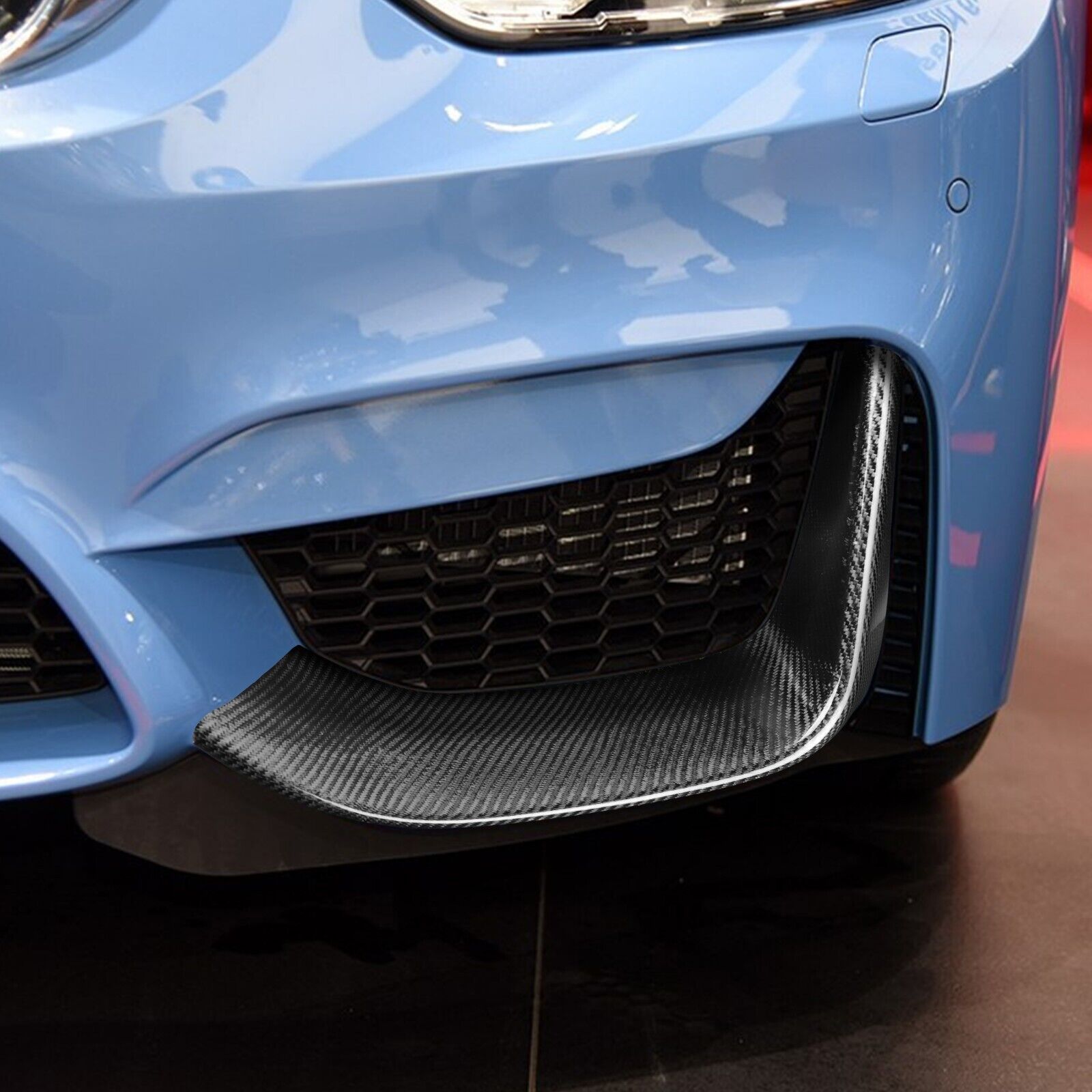 Carbon Fiber Lower Vent Fang Splitter Cover - BMW F80 M3 / F82 F83 M4