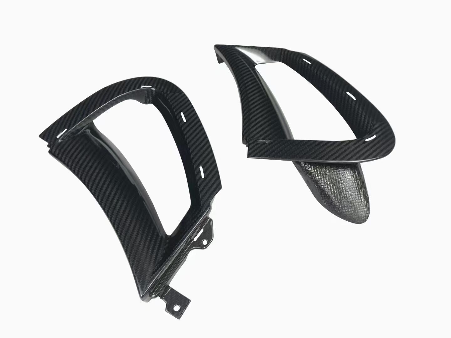 vorteq carbon fiber mclaren 720s front bumper side vent