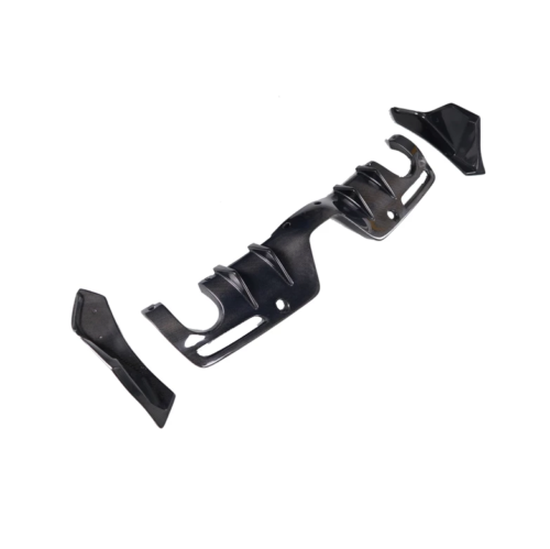 Carbon Fiber Aero Rear Diffuser With Rear Canards - Toyota Supra A90 A91