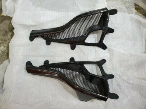 Carbon Fiber Rear Diffuser Fog Light Trim - Ferrari 458