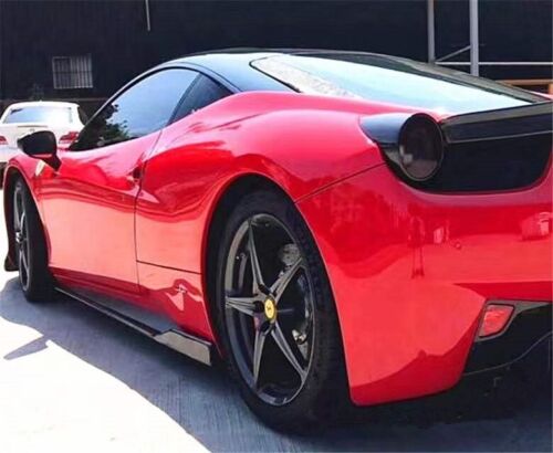 Carbon Fiber Side Skirt Extension - Ferrari 458
