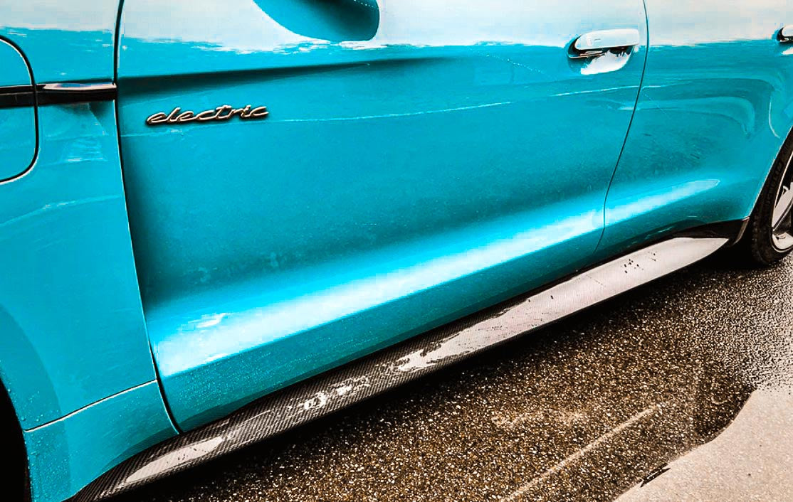 Carbon Fiber Side Skirts - Porsche Taycan (2019-2023)