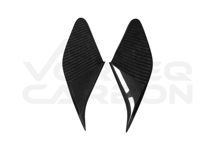 Carbon Fiber Inner Side Air Intake Fins - Ferrari 488 GTB/Spyder (2015-2020)