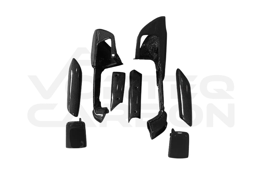 Carbon Fiber Door Handle Interior Kit - Ferrari 488 GTB/Spyder (2015-2020)