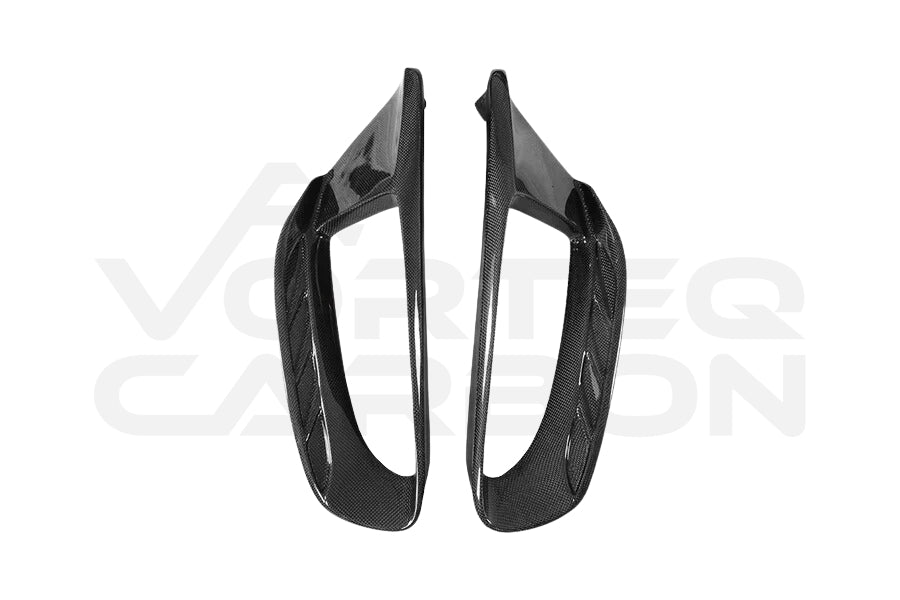 Carbon Fiber Pista Style Quarter Panel Side Vent Scoops - Ferrari 488 GTB &amp; Spyder (2015-2020)