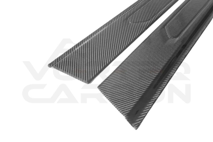 2011-2016 Lamborghini Aventador LP700 Coupe Carbon Fiber Door Still Plate Caps 2