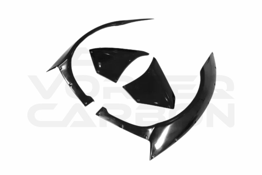 2011-2021 Lamborghini Aventador LP700 LP720 LP750 LP740 Coupe/Roadster DE Style Front Wide Fender Flares 