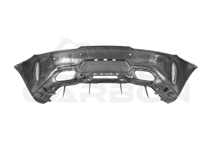 Partial Carbon Fiber I Style Rear Bumper w/ Diffuser - Mercedes Benz AMG GT/GTS (2015-2016)