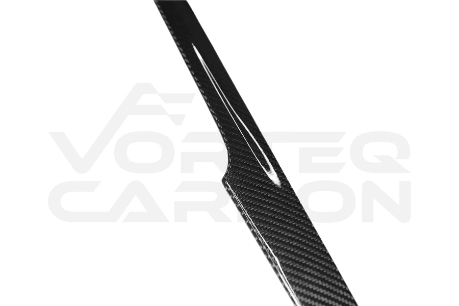 Carbon Fiber Trunk Chrome Delete Trim - Mercedes Benz S63 W222 Sedan (2014-2020)