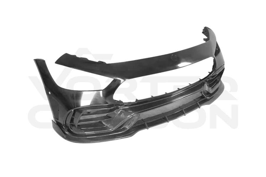 Partial Carbon Fiber I Style Front Bumper -  Mercedes AMG GT50 GT53 GT43 GT63 GT63S 4 Door Coupe X290 (2019-2024)