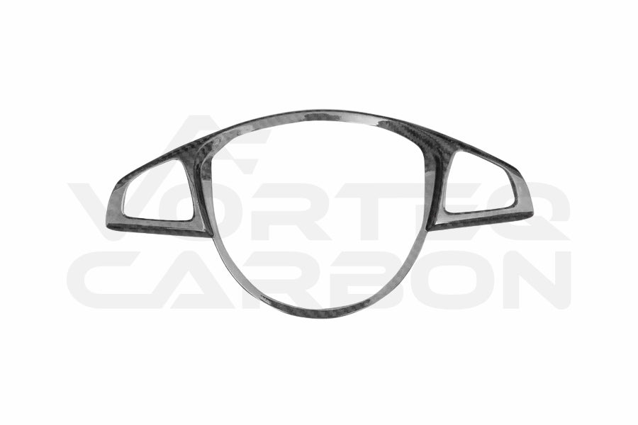 Carbon Fiber Interior Steering Wheel Trim - Mercedes Benz W205 C63 AMG (2015-2021)