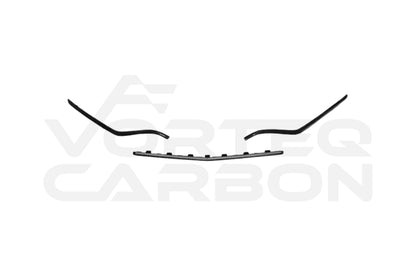 Carbon Fiber Upper Front Bumper Center Lip Trim - Mercedes Benz C217 S63/S65 AMG Coupe (2014-2017)