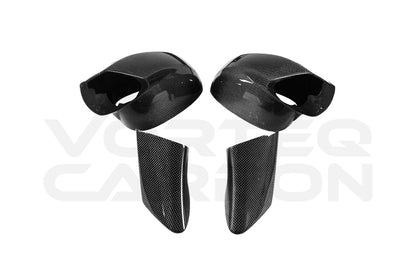 Carbon Fiber Mirror Housing &amp; Base Replacement - Ferrari 488 GTB/Spyder (2015-2020)