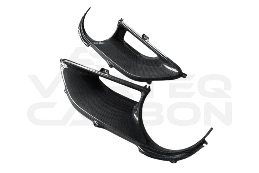 Carbon Fiber Taillight Vent Covers - Ferrari 488 GTB/Spyder (2015-2020)