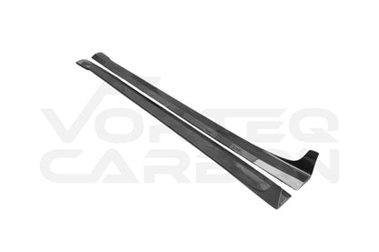 Carbon Fiber D Style Side Skirts - Mercedes Benz CLS Class W218 (2011-2017)