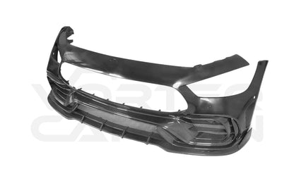 Partial Carbon Fiber I Style Front Bumper -  Mercedes AMG GT50 GT53 GT43 GT63 GT63S 4 Door Coupe X290 (2019-2024)