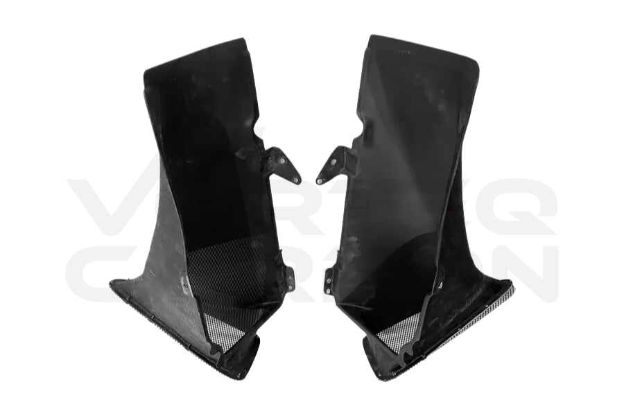 Carbon Fiber Pista Style Quarter Panel Side Vent Scoops - Ferrari 488 GTB &amp; Spyder (2015-2020)