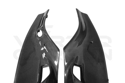 Carbon Fiber Interior Door Panel Trim - Ferrari 488 GTB &amp; Spyder (2015-2020)