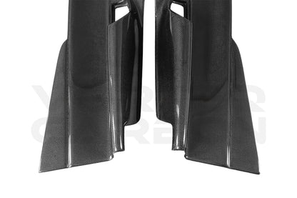 Carbon Fiber Interior Door Panel Trim - Ferrari 488 GTB &amp; Spyder (2015-2020)