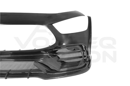 Partial Carbon Fiber I Style Front Bumper -  Mercedes AMG GT50 GT53 GT43 GT63 GT63S 4 Door Coupe X290 (2019-2024)