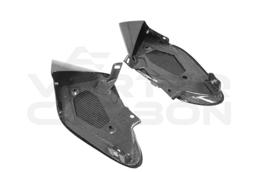 Carbon Fiber Side Air Intake Fins - Ferrari 488 GTB/Spyder (2015-2020)