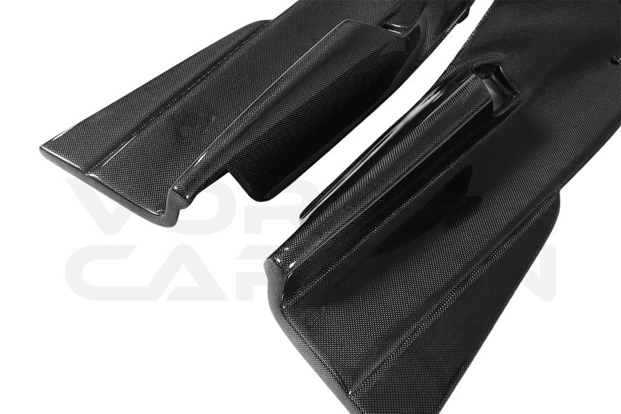 Carbon Fiber Interior Door Panel Trim - Ferrari 488 GTB &amp; Spyder (2015-2020)