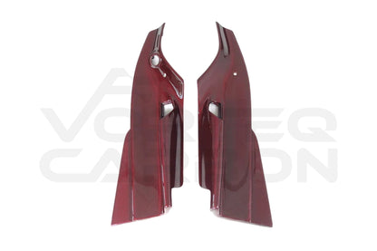 Carbon Fiber Interior Door Panel Trim - Ferrari 488 GTB &amp; Spyder (2015-2020)