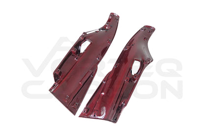 Carbon Fiber Interior Door Panel Trim - Ferrari 488 GTB &amp; Spyder (2015-2020)