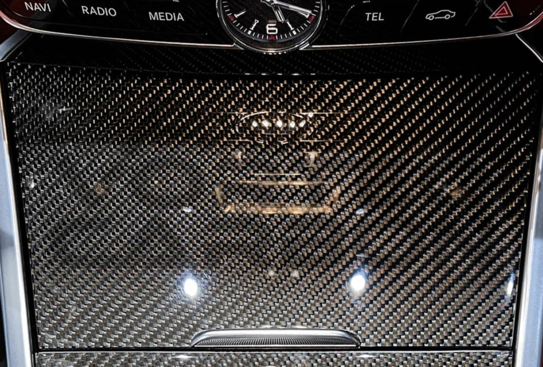 Carbon Fiber Center Console Trim Replacement Mercedes G Wagon G550 G63 AMG (W464 G Class).