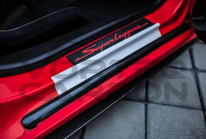 Carbon Fiber Door Sills Step Cover Lamborghini Gallardo (2004 2008)