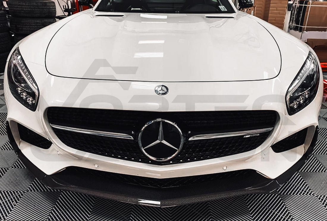 Carbon Fiber Front Lip Mercedes Benz AMG GT/GTS (2015 2016).